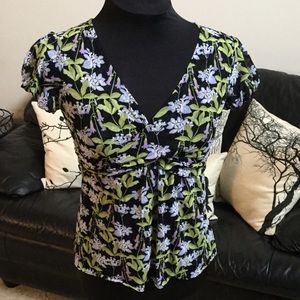 LOFT Ann Taylor Petites Wrap Top